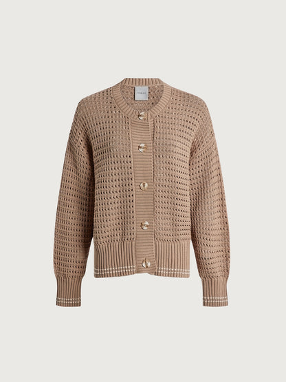 Kris Relaxed Fit Knit Cardigan | VARLEY US | Varley Trusted