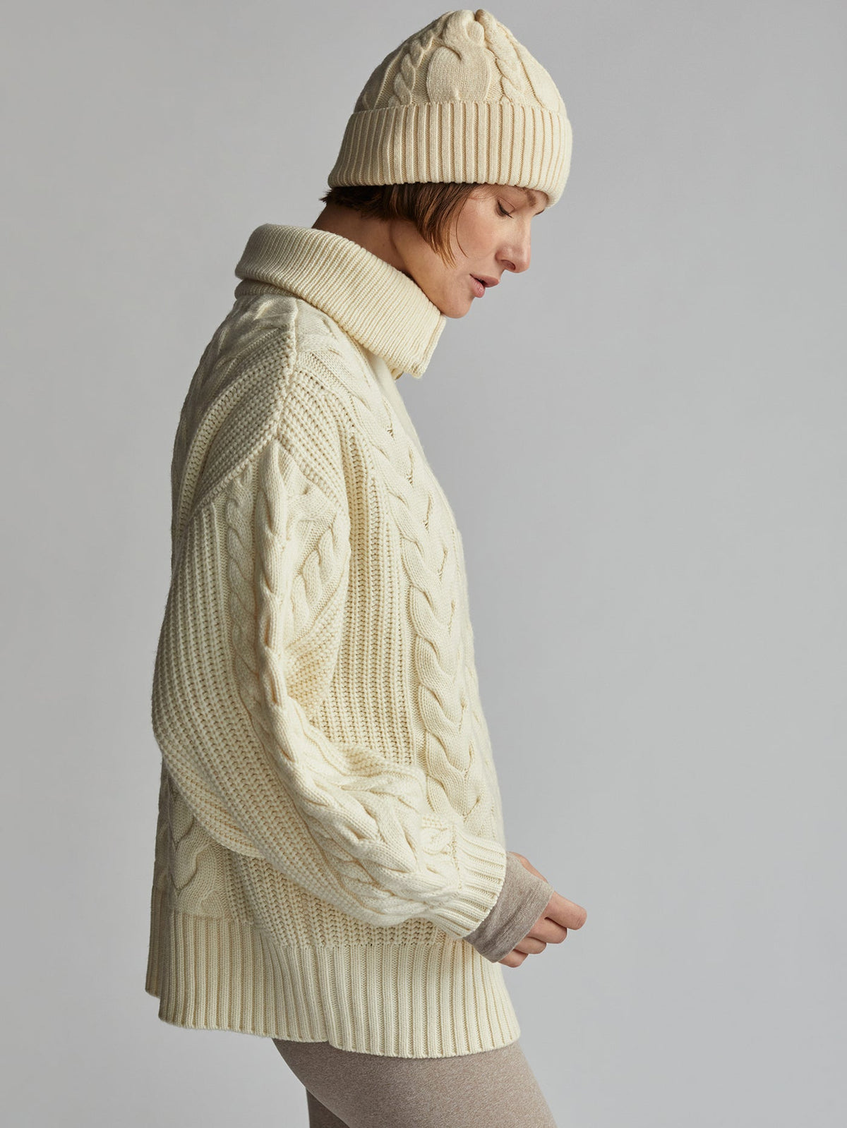 Daria Half Zip Cable Knit | VARLEY US | Varley Top Pick