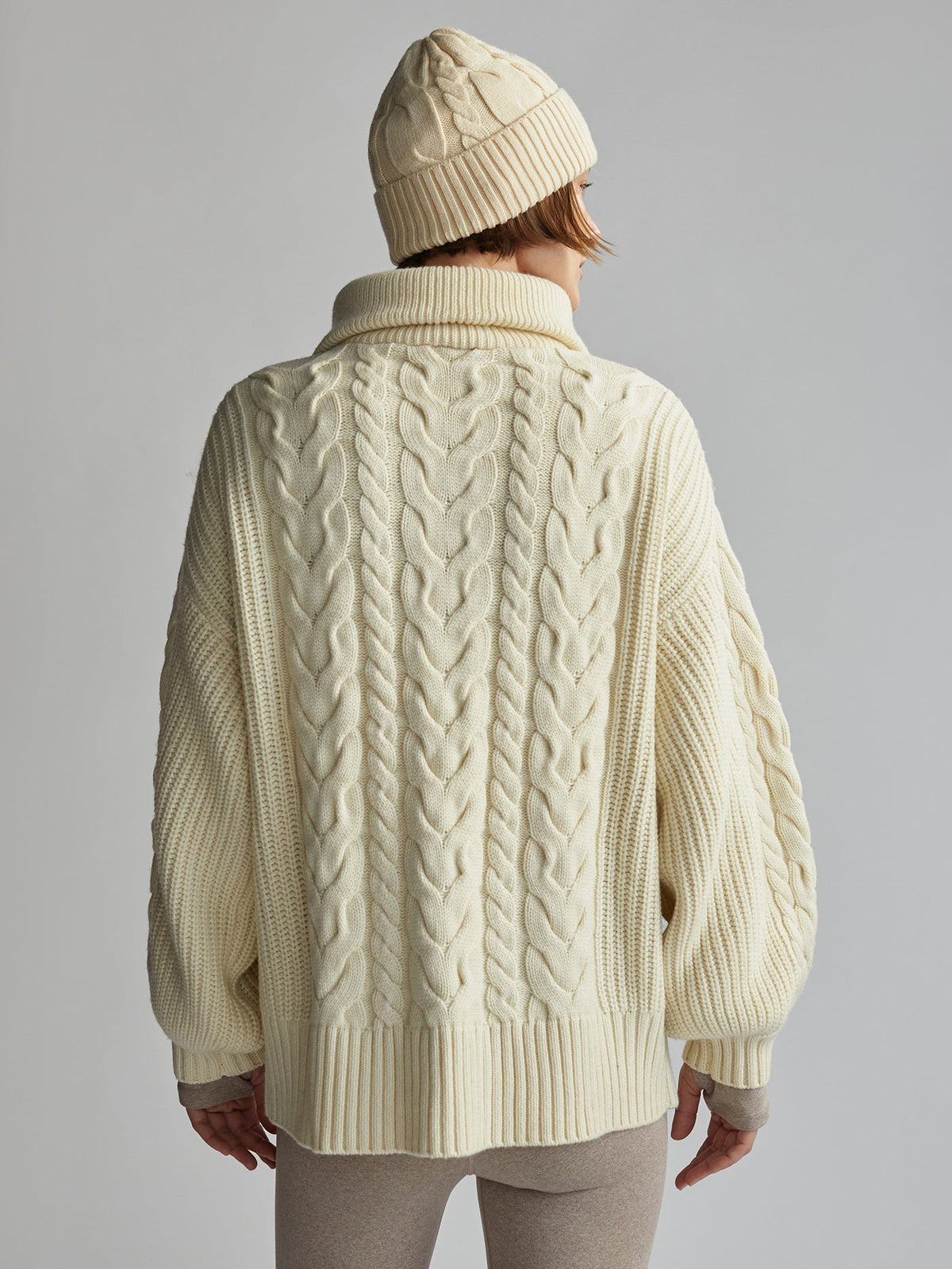 Daria Half Zip Cable Knit | VARLEY US | Varley Top Pick