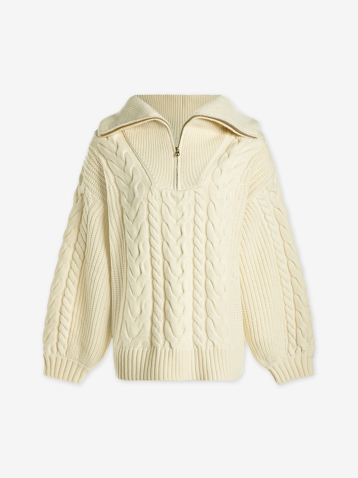 Daria Half Zip Cable Knit | VARLEY US | Varley Top Pick