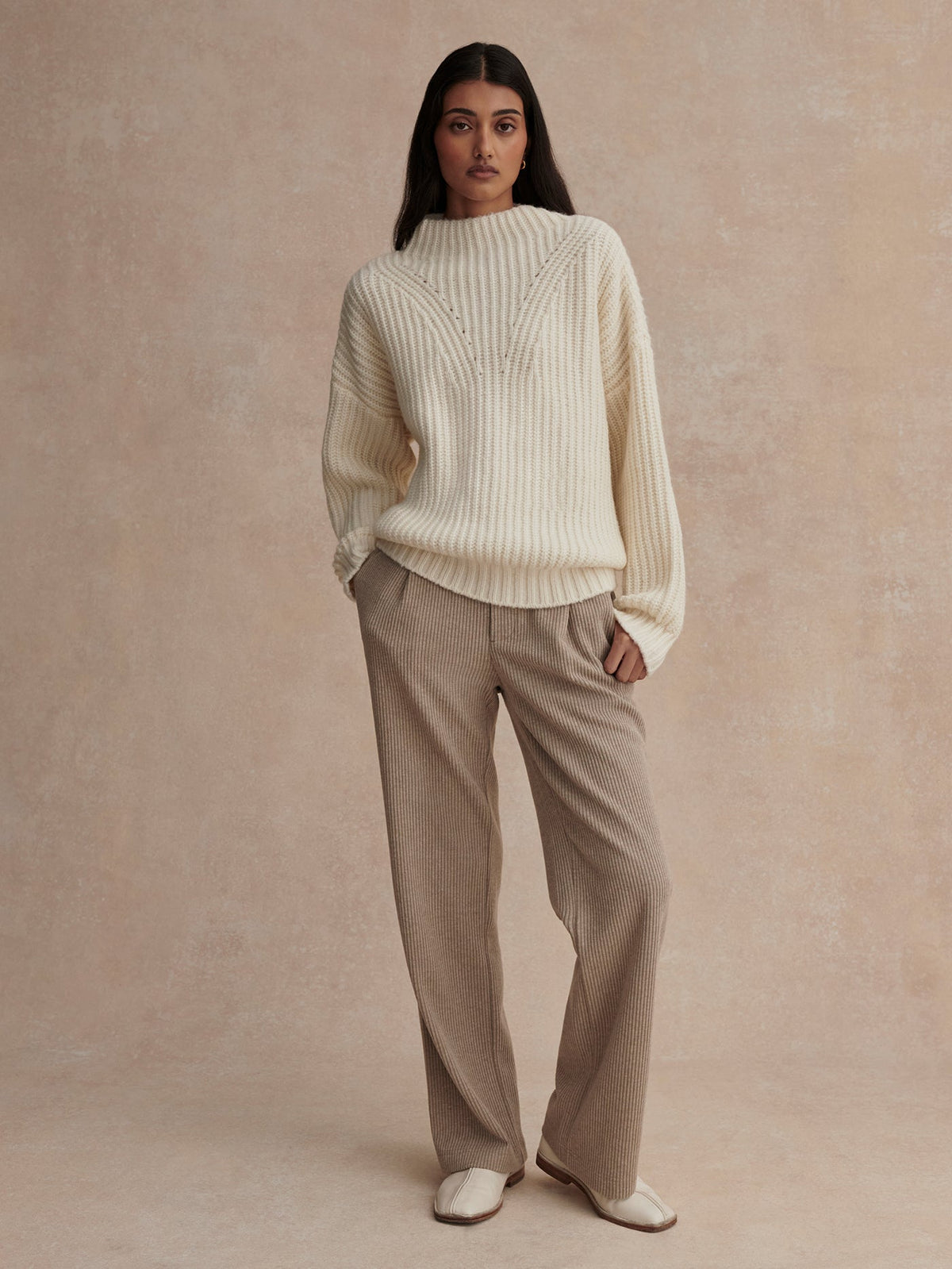 Blossom Mock Neck Knit Sweater | Varley Smart Buy