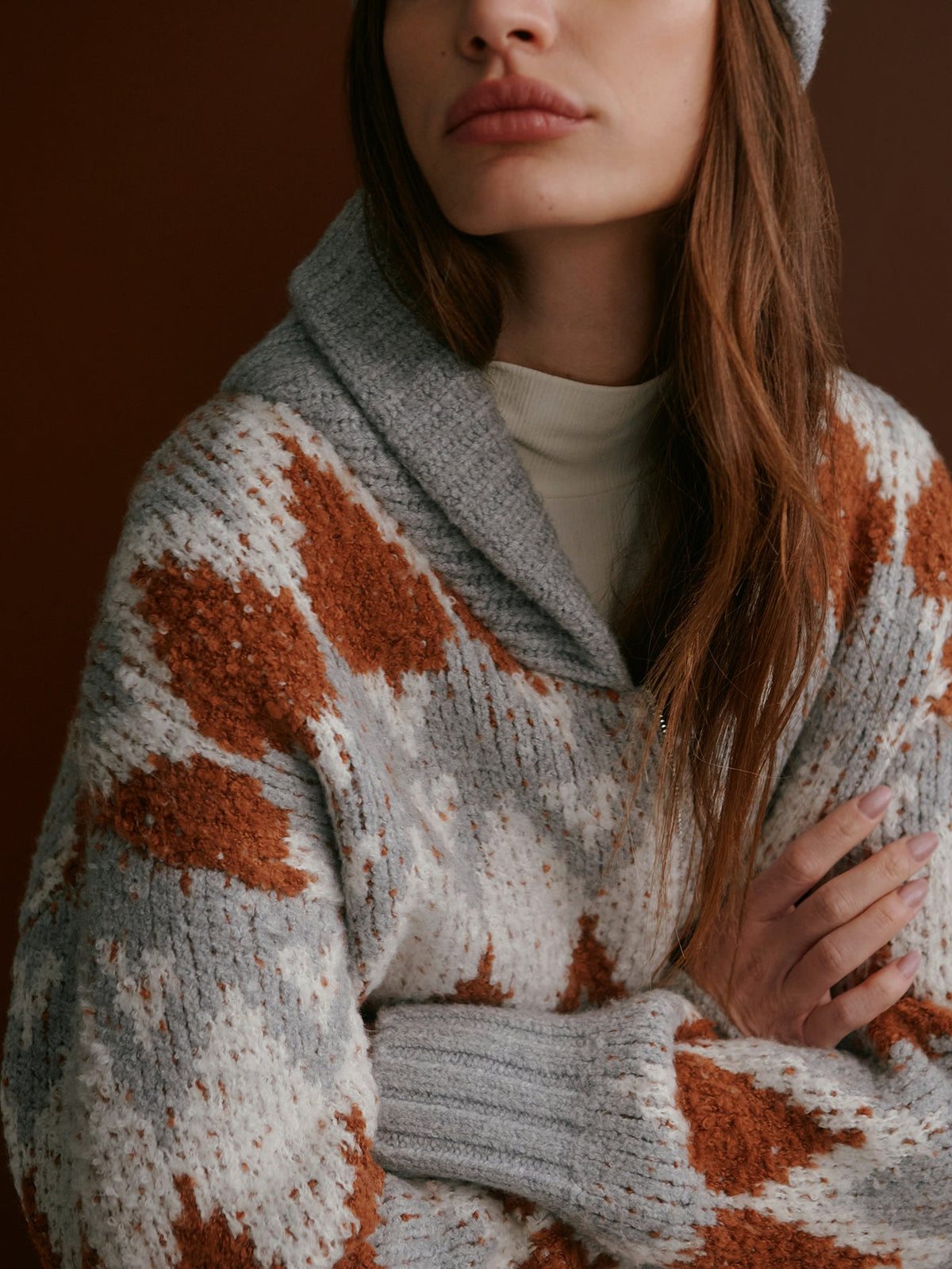 Brockley Jacquard Knit Jacket | Varley New