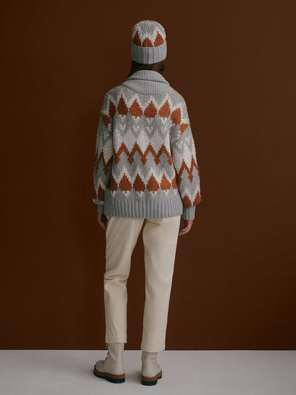 Brockley Jacquard Knit Jacket | Varley New