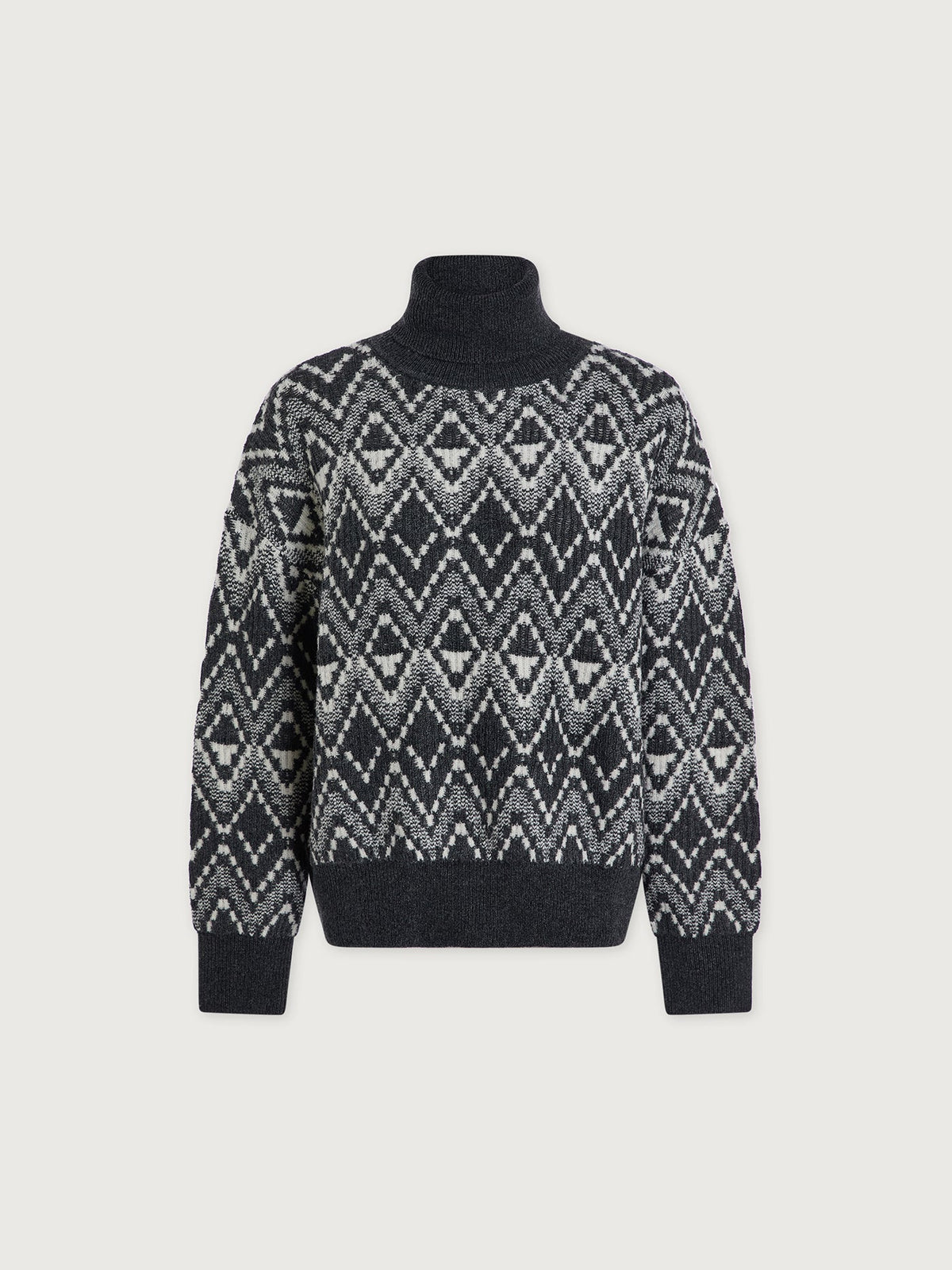Ida Relaxed Fairisle Rollneck Knit | Varley Featured