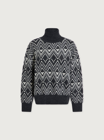 Ida Relaxed Fairisle Rollneck Knit | Varley Featured