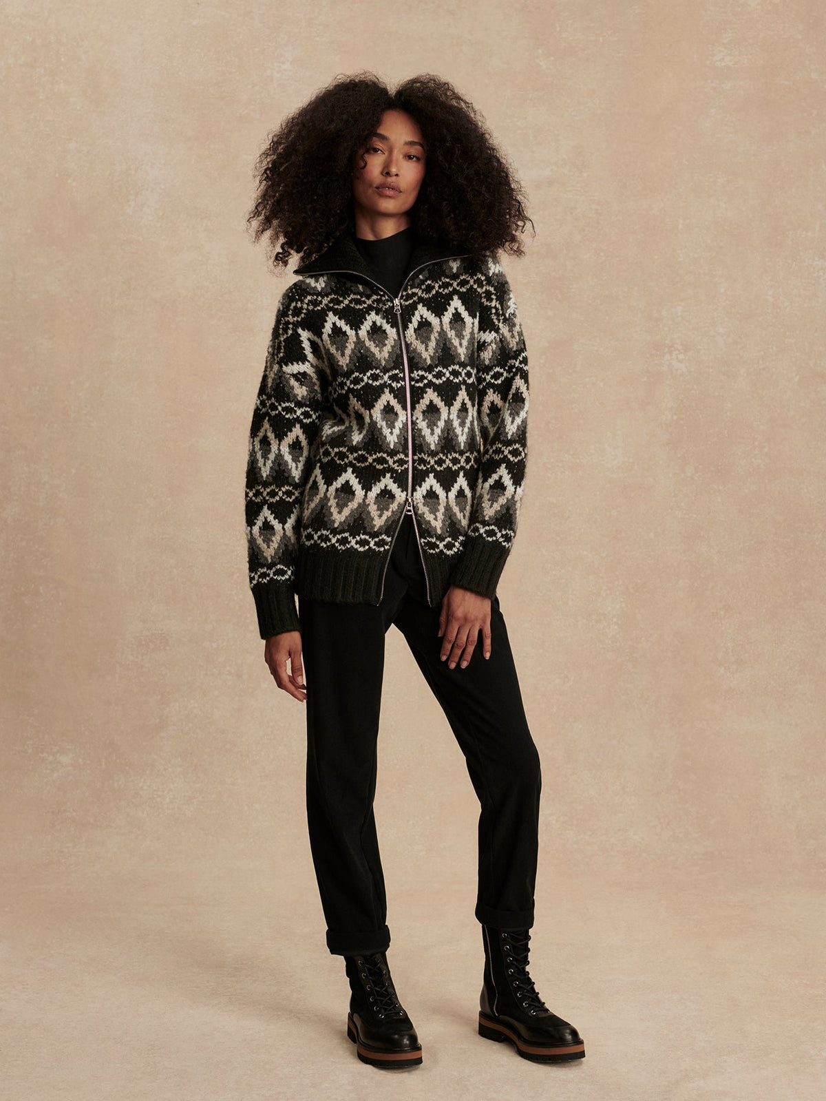 Brooke Fairisle Knit Jacket | VARLEY US | Varley Latest