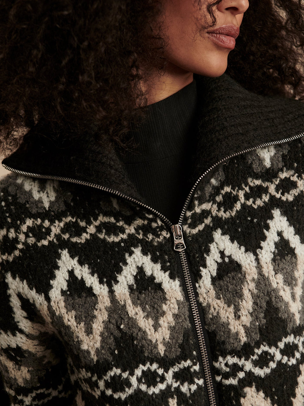 Brooke Fairisle Knit Jacket | VARLEY US | Varley Latest