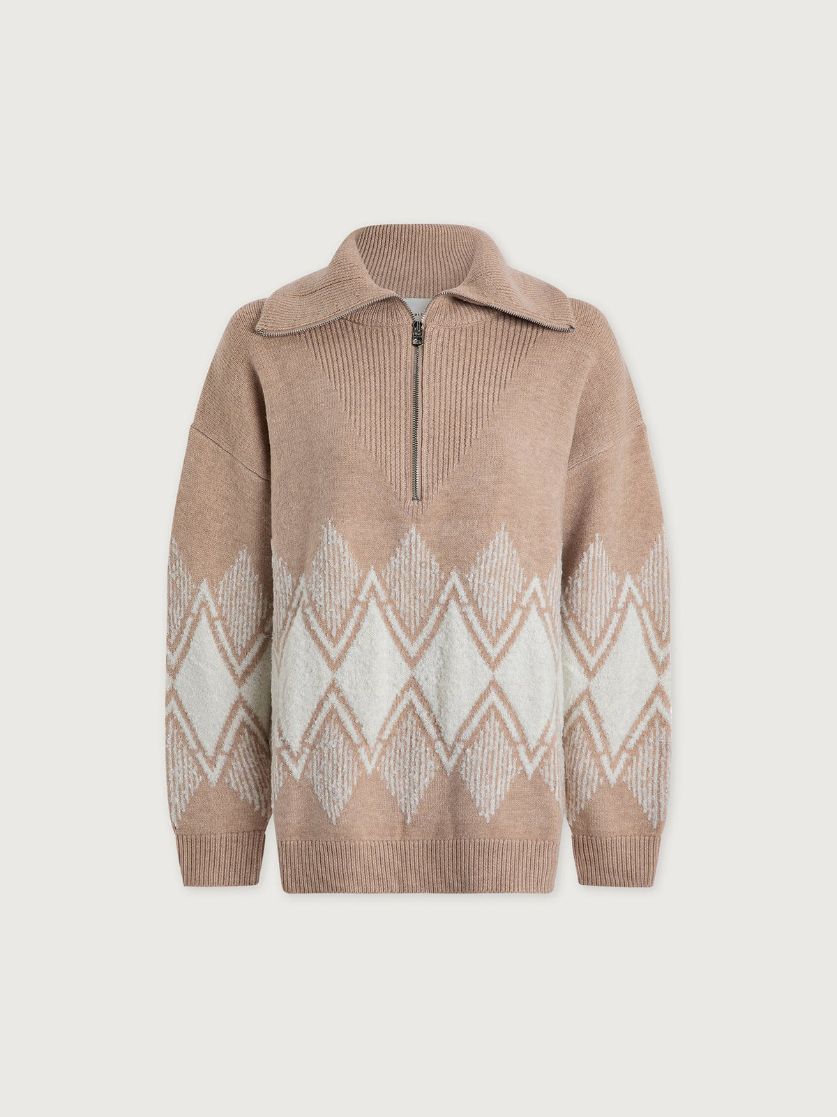 Betty Jacquard Half Zip Knit | Varley New