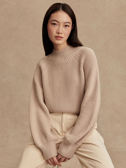 Martina High Neck Rib Knit | Varley Customer Favorite