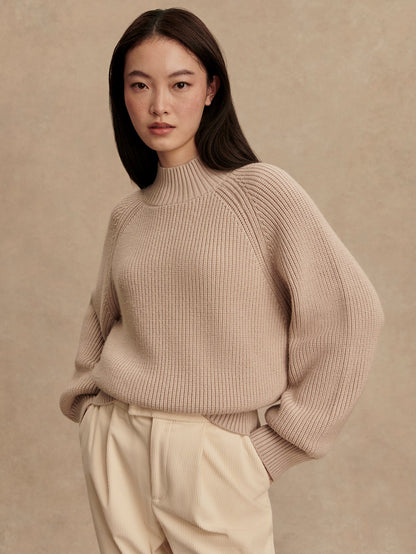 Martina High Neck Rib Knit | Varley Customer Favorite