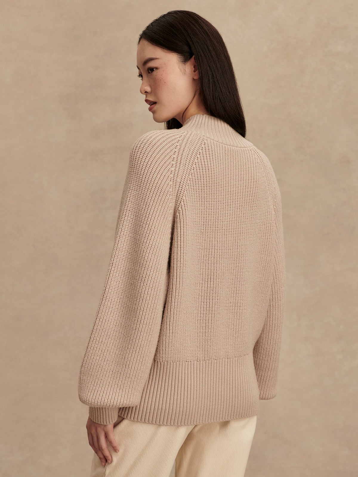 Martina High Neck Rib Knit | Varley Customer Favorite