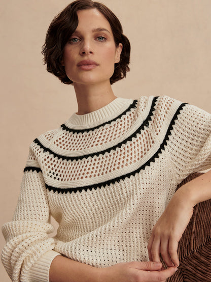 Padbury Pointelle Knit Sweater | Varley Featured