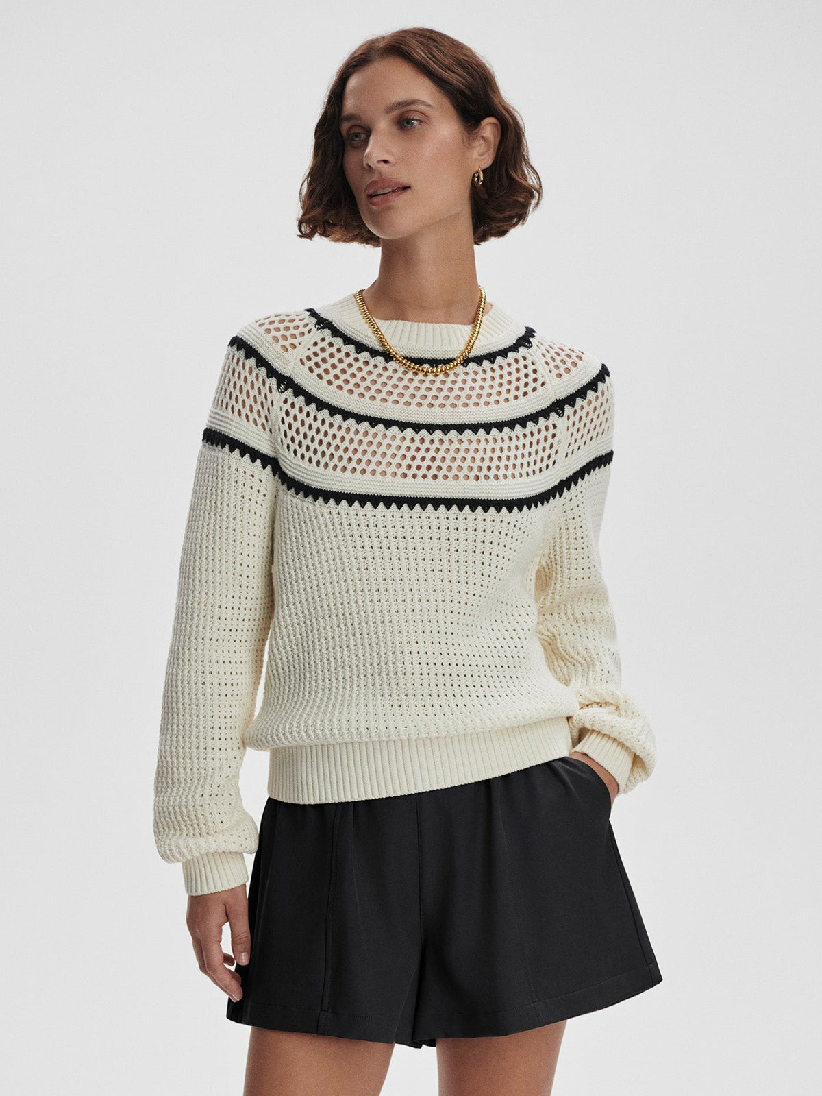 Padbury Pointelle Knit Sweater | Varley Featured